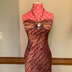 Multicolored Summer Strapless Mini Dress